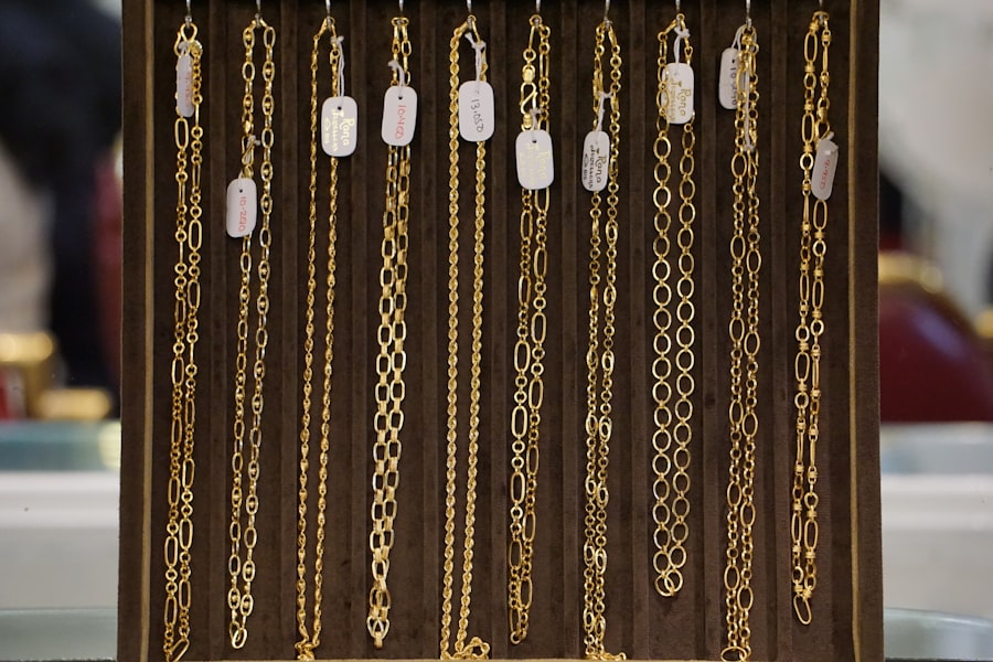 gold necklaces